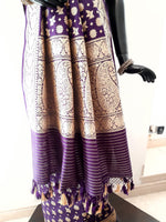 Load image into Gallery viewer, Benaras Silk Old Legacy Red Saree
