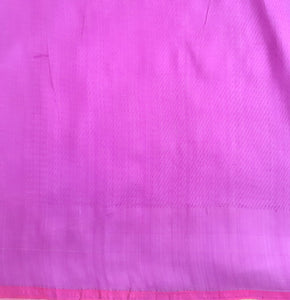 Benaras Silk Half Plain and Half Twill Saree