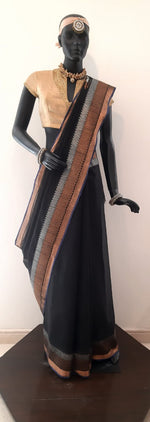 Load image into Gallery viewer, Kotah Cotton Buddha Palla Saree
