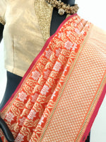 Load image into Gallery viewer, Benaras Silk Ultakatori Jaal Saree
