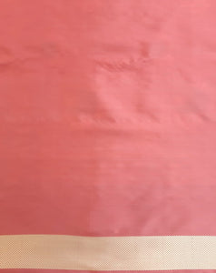 Benaras Silk Cluster Rose Katan Resham Buti Saree