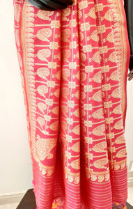 Benaras Silk Gharchola Buti Saree