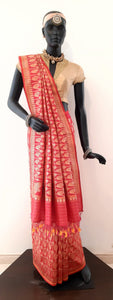 Benaras Silk Gharchola Buti Saree