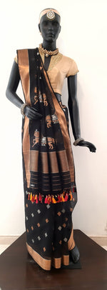 Load image into Gallery viewer, Kota Cotton Chetak (Horse) Motif Saree
