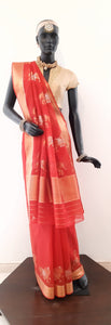 Kota Cotton Chetak (Horse) Motif Saree