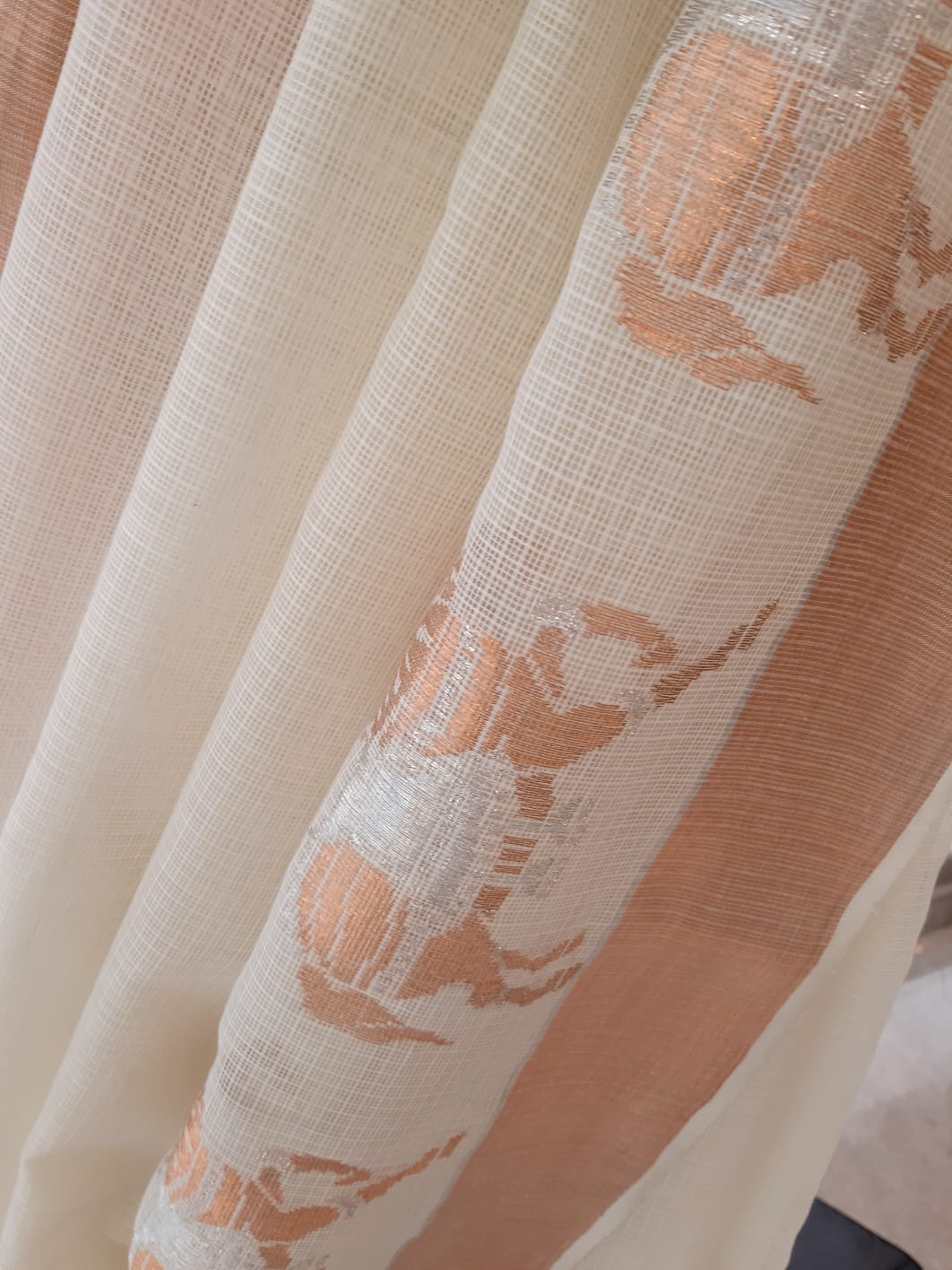 Kota Cotton Chetak (Horse) Motif Saree