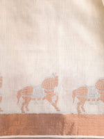 Load image into Gallery viewer, Kota Cotton Chetak (Horse) Motif Saree
