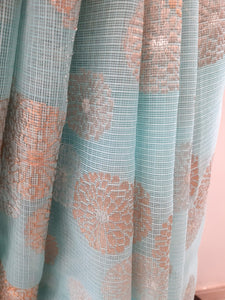 Kota Gulbahar Buta Zari With Badla Meena Saree