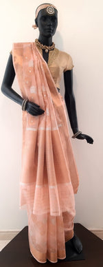 Load image into Gallery viewer, Kota Gulbahar Buta Zari With Badla Meena Saree
