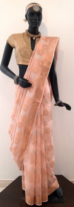 Kota Gulbahar Buta Zari With Badla Meena Saree