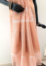 Load image into Gallery viewer, Kota Gulbahar Buta Zari With Badla Meena Saree
