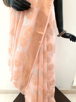 Load image into Gallery viewer, Kota Gulbahar Buta Zari With Badla Meena Saree
