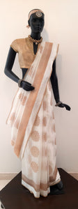 Kota Sada New Sun Flower Zari Buti Saree