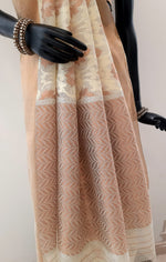 Load image into Gallery viewer, Kota Sada Kashmiri Jaal Mercerized With Zari Buti Saree
