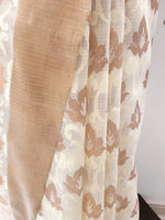 Load image into Gallery viewer, Kota Sada Kashmiri Jaal Mercerized With Zari Buti Saree
