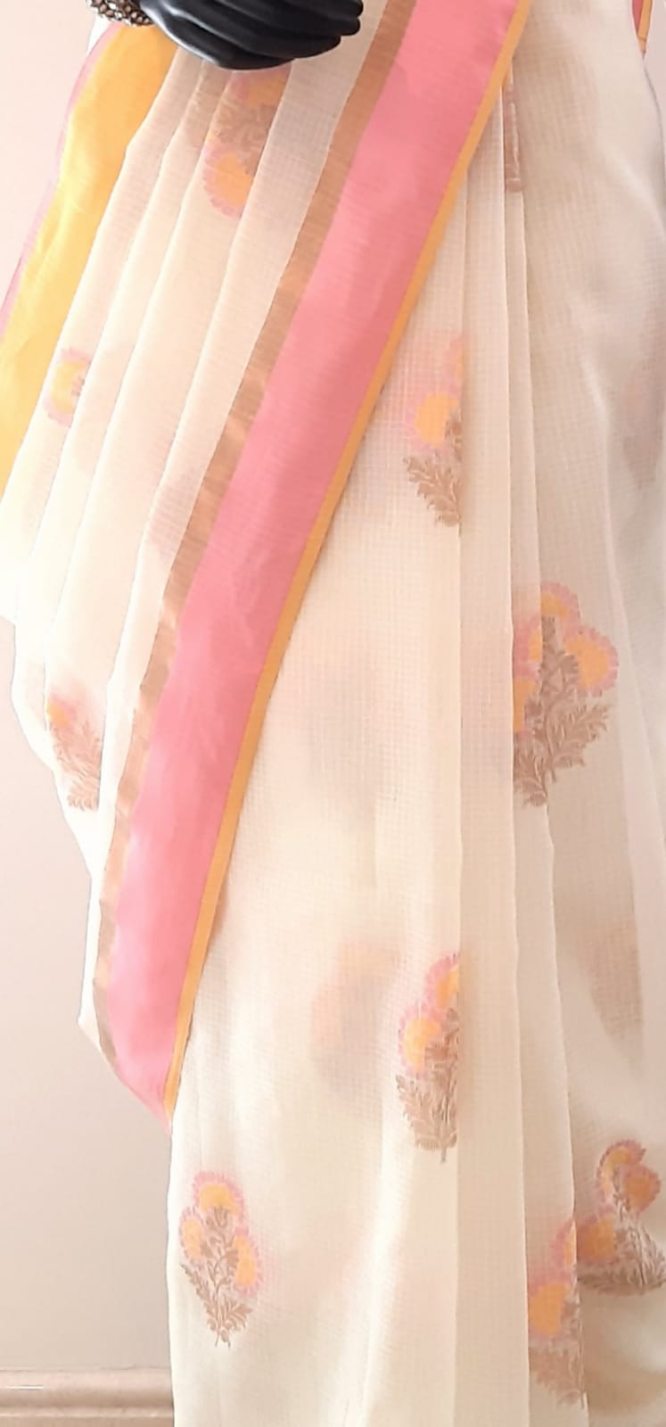 Kotah Ruheena Buti Zari Meena Saree