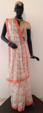 Load image into Gallery viewer, Kota Silk Water Colour Look Digital Print Saree
