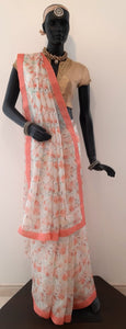 Kota Silk Water Colour Look Digital Print Saree