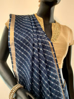 Load image into Gallery viewer, Kotah Silk Leheriya Saree with Zari Border
