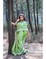 Load image into Gallery viewer, Benaras Silk Guldawari Mint Green Saree
