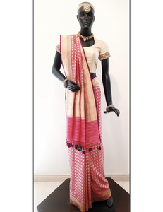 Benaras Silk Bridal Jaal Buti Saree