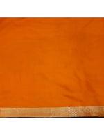 Load image into Gallery viewer, Benaras Silk Parrot with Anaar Jaal Orange Saree
