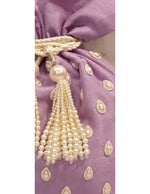 Load image into Gallery viewer, Dupion Silk Pearl Tikka Buti Potli
