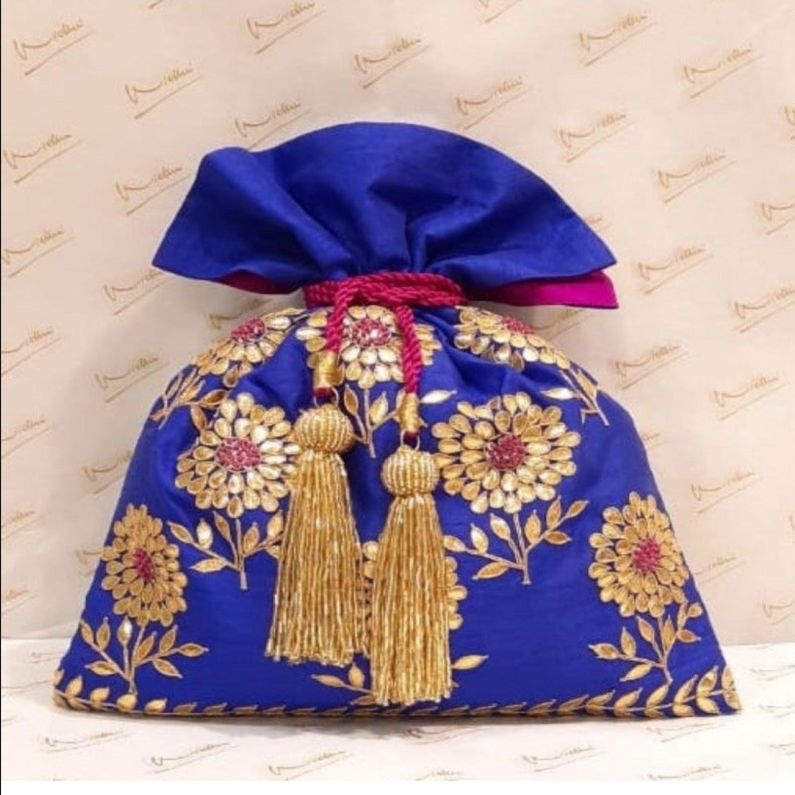 Dupion Silk Potli