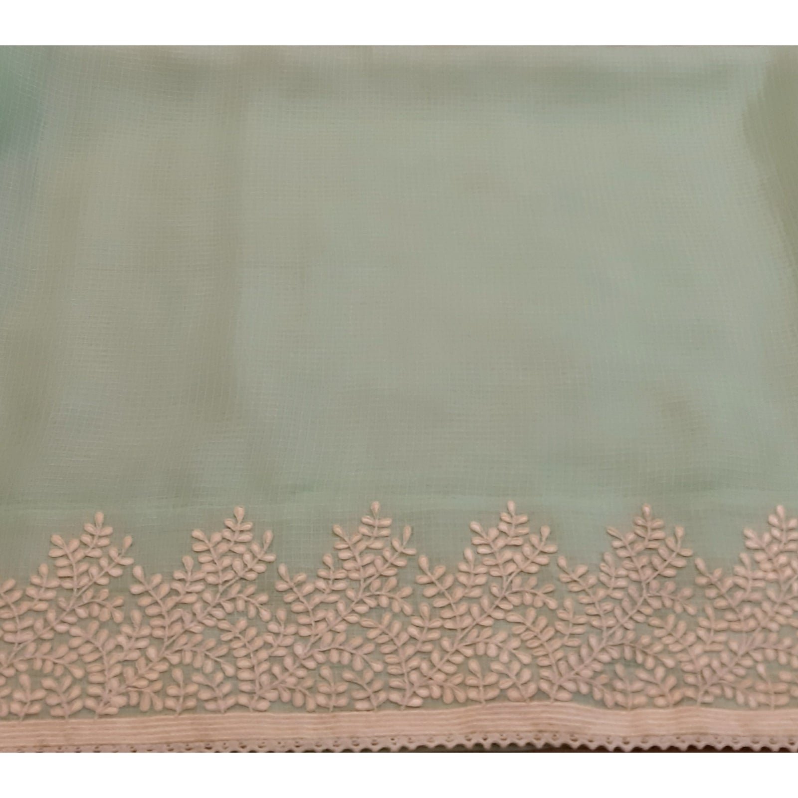 Kota Silk Jade Design Resham Border Saree